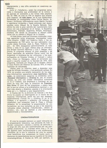 LAMINA V01540: Secuencia del programa Caos en Managua