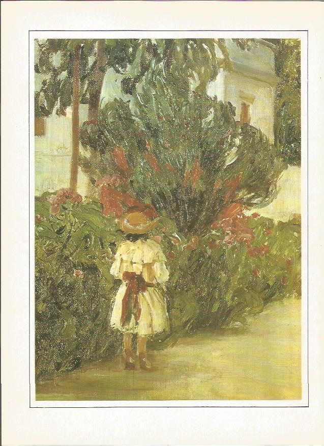 LAMINA V01404: Jardin Delicias de Sevilla por D. Vazquez Diaz