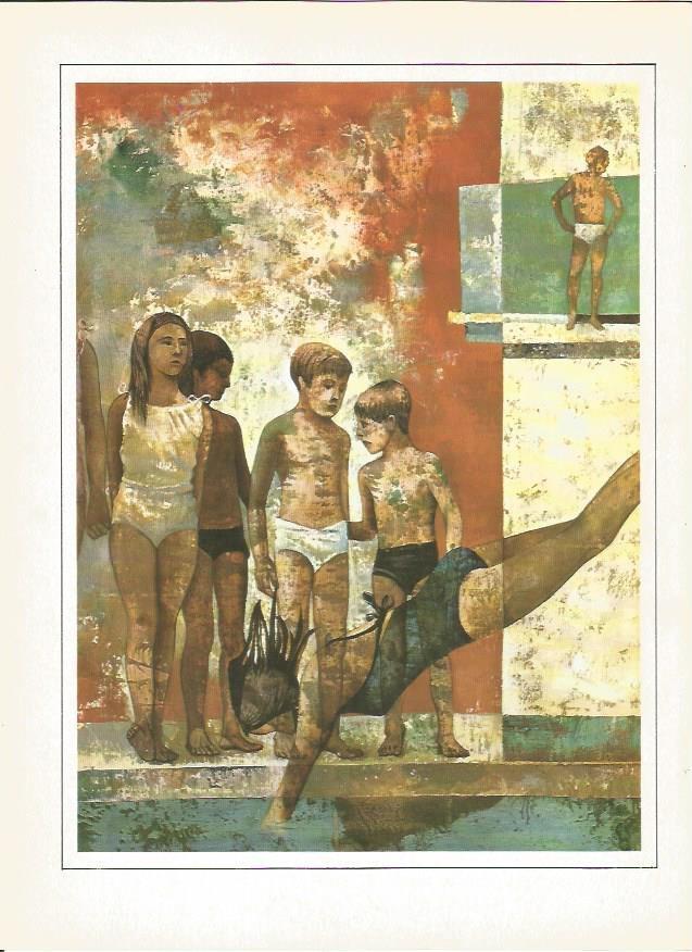 LAMINA V01405: Niños por J. Lapayese del Rio