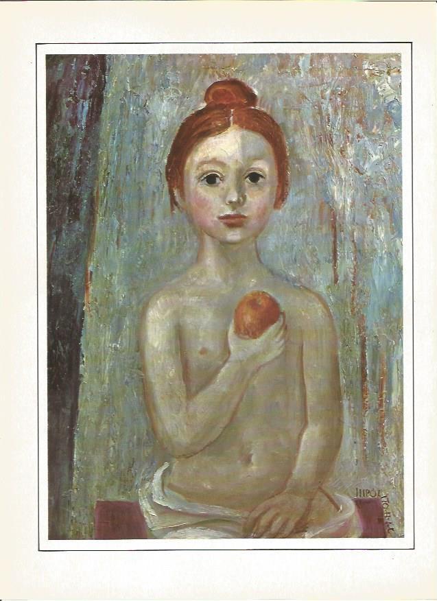 LAMINA V01407: Eva niña por H. Hidalgo de Caviedes