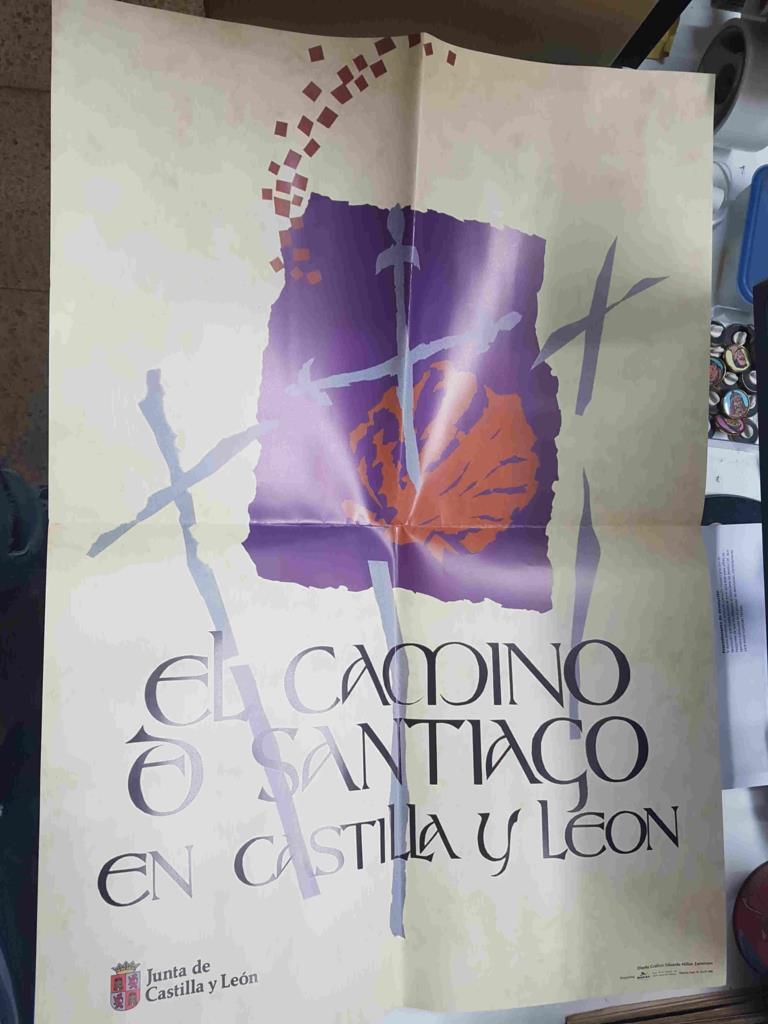 Poster desplegable: El camino de Santiago en Castillo Leon