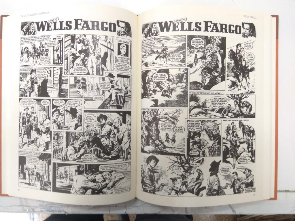 THE DON LAWRENCE WESTERNS : Wells Fargo and Pony Express (Book Palace Books 2010) 