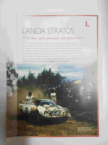 Articulo-Ficha: Lancia Stratos - el primer coche pensado solo para rallies. Coches L