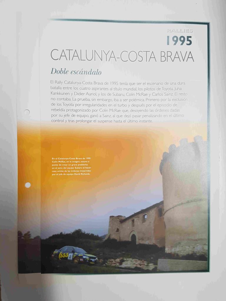 Articulo-Ficha: Rallies 1995, Catalaunya - Costa Brava. Doble escandalo