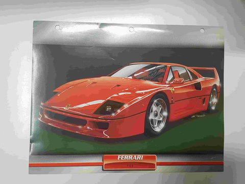 Ficha: Ferrari F40. Pertenece a la Coleccion Automoviles de Ensueño de Planeta DeAgostini