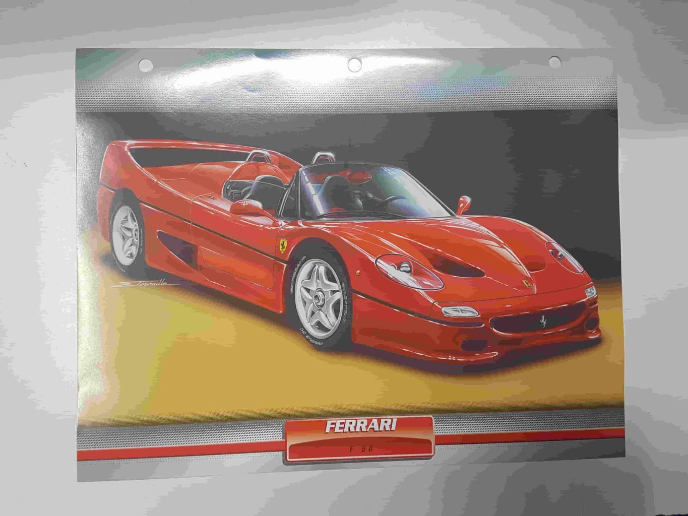 Ficha: Ferrari F50. Pertenece a la Coleccion Automoviles de Ensueño de Planeta DeAgostini