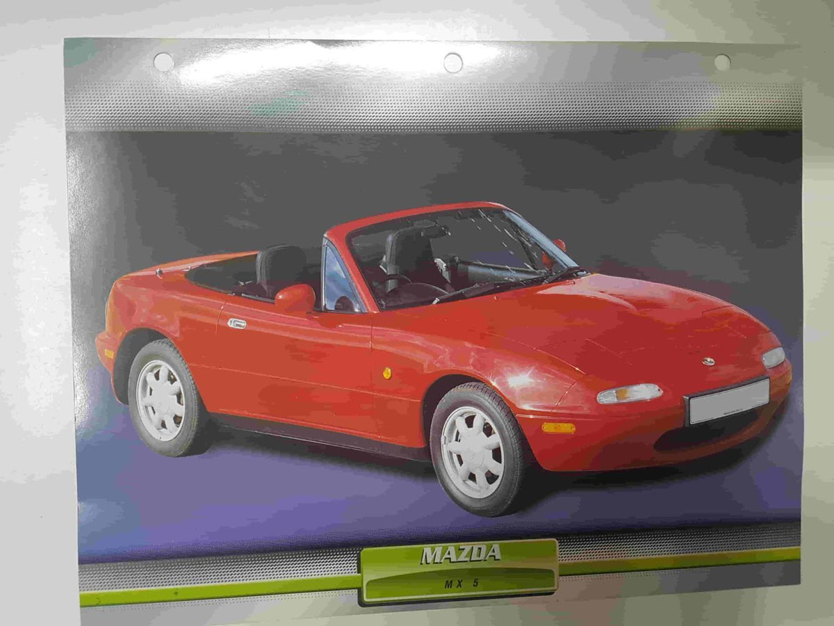 Ficha: Mazda MX-5. Pertenece a la Coleccion Automoviles de Ensueño de Planeta DeAgostini