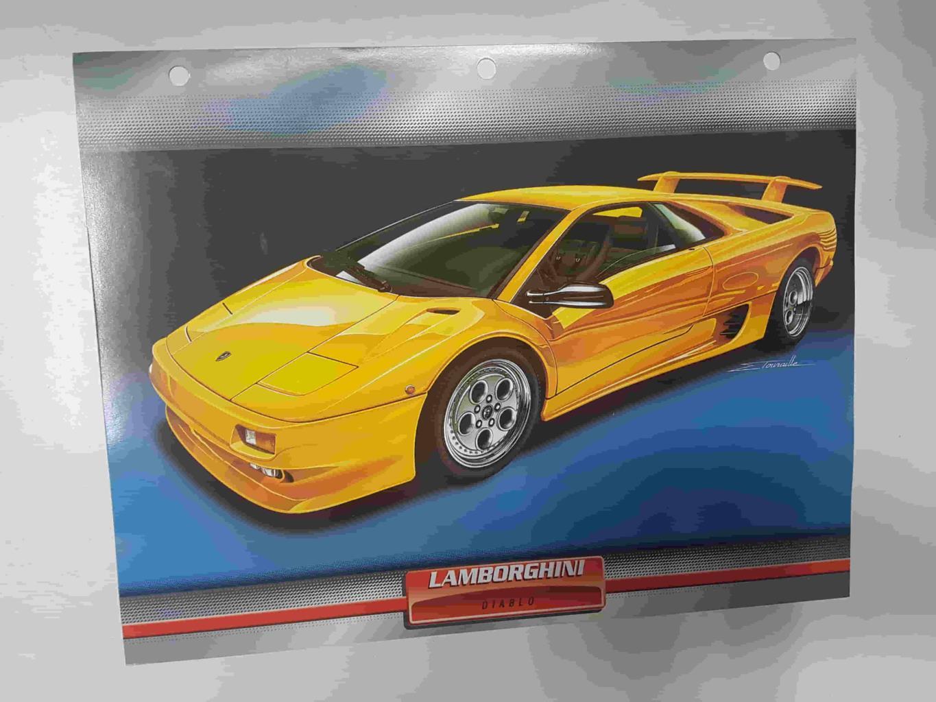 Ficha: Lamborghini Diablo. Pertenece a la Coleccion Automoviles de Ensueño de Planeta DeAgostini