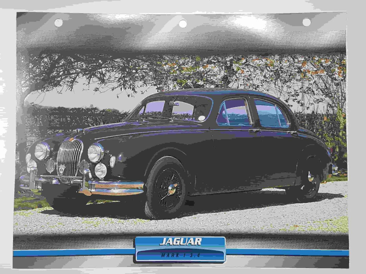 Ficha: Jaguar Mark I 3.4. Pertenece a la Coleccion Automoviles de Ensueño de Planeta DeAgostini