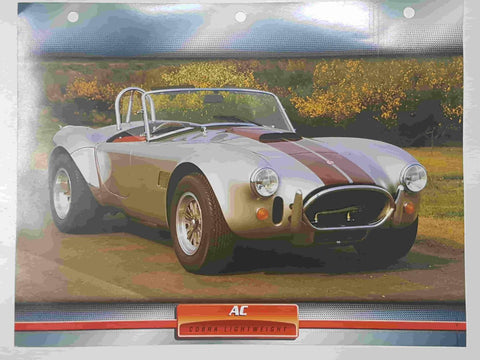 Ficha: AC Cobra Lightweight. Pertenece a la Coleccion Automoviles de Ensueño de Planeta DeAgostini