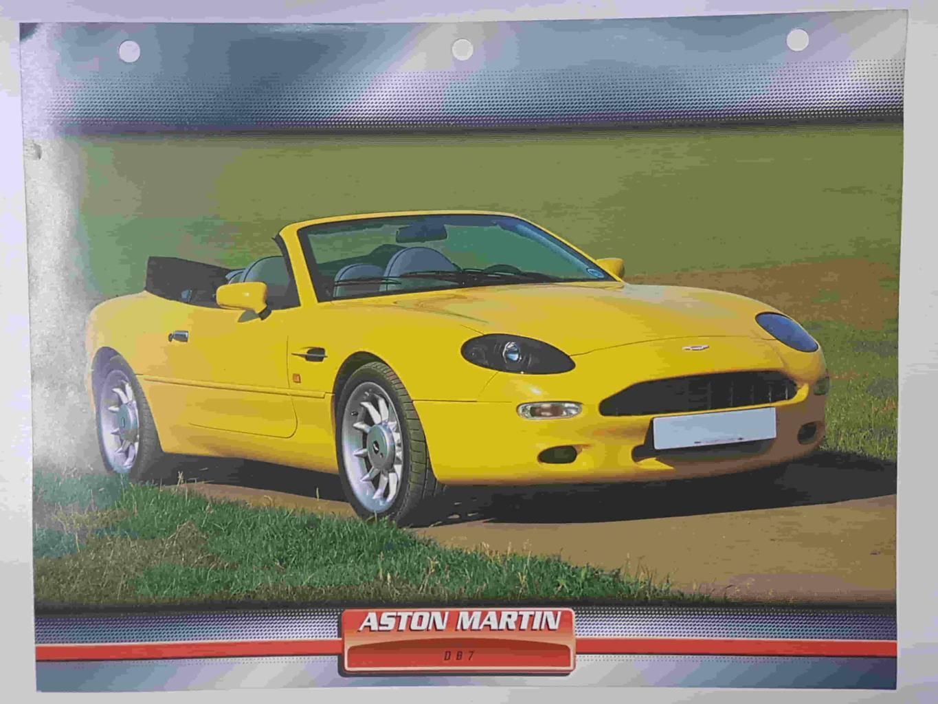 Ficha: Aston Martin DB7. Pertenece a la Coleccion Automoviles de Ensueño de Planeta DeAgostini