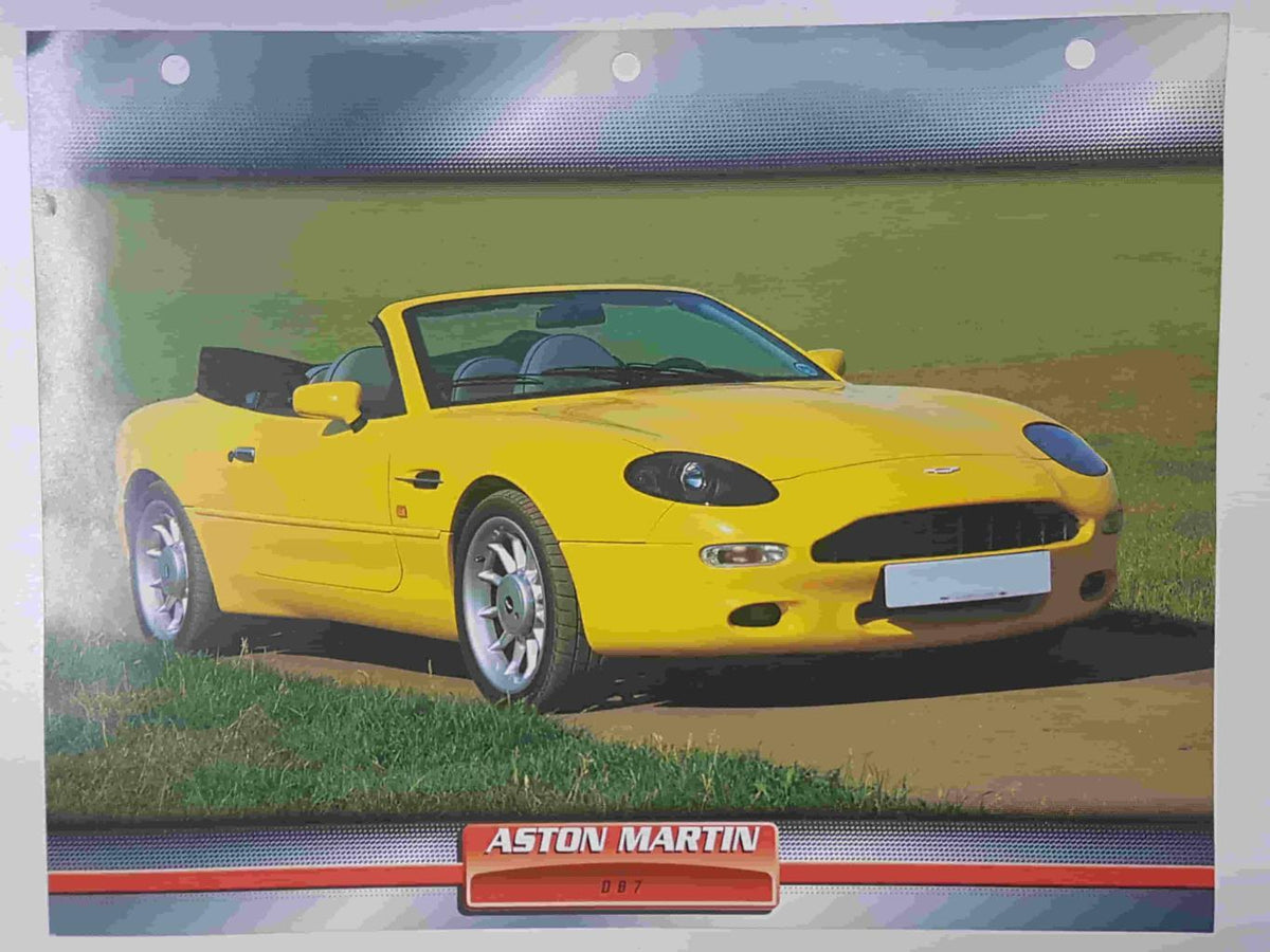 Ficha: Aston Martin DB7. Pertenece a la Coleccion Automoviles de Ensueño de Planeta DeAgostini