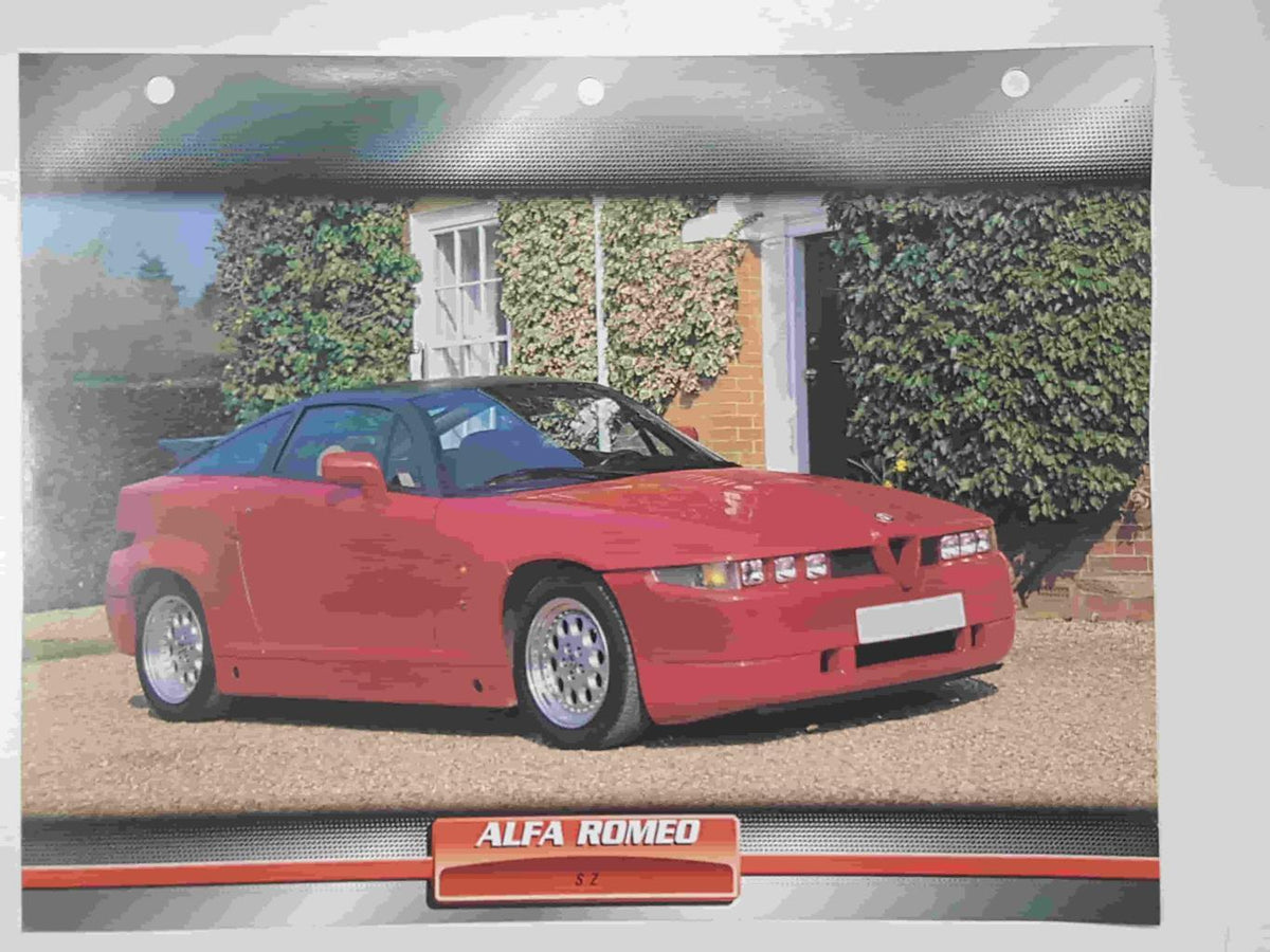 Ficha: Alfa Romeo SZ. Pertenece a la Coleccion Automoviles de Ensueño de Planeta DeAgostini