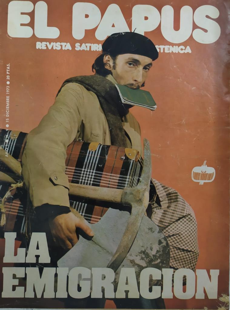 Revista: EL PAPUS, Año I, Numero 9: La emigracion (15 diciembre 1973)