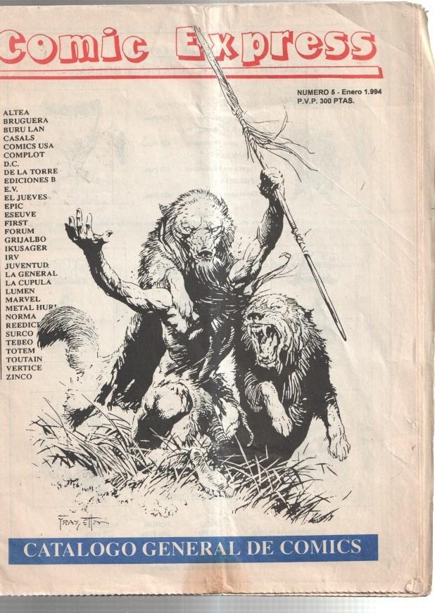 Fanzine: Catalogo general de comics numero 5 de comic express