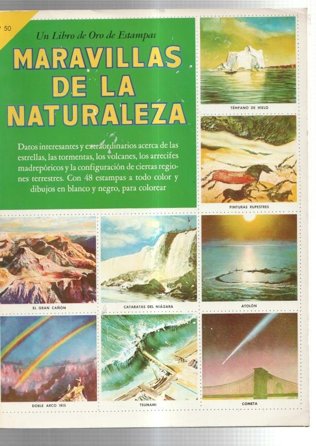 Libro de oro de Estampas numero 50: Maravillas de la naturaleza