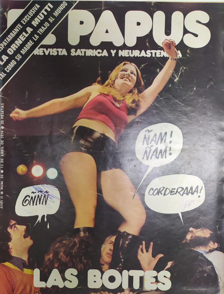 Revista: EL PAPUS, Año II, Numero 26: Las boites (13 abril 1974)