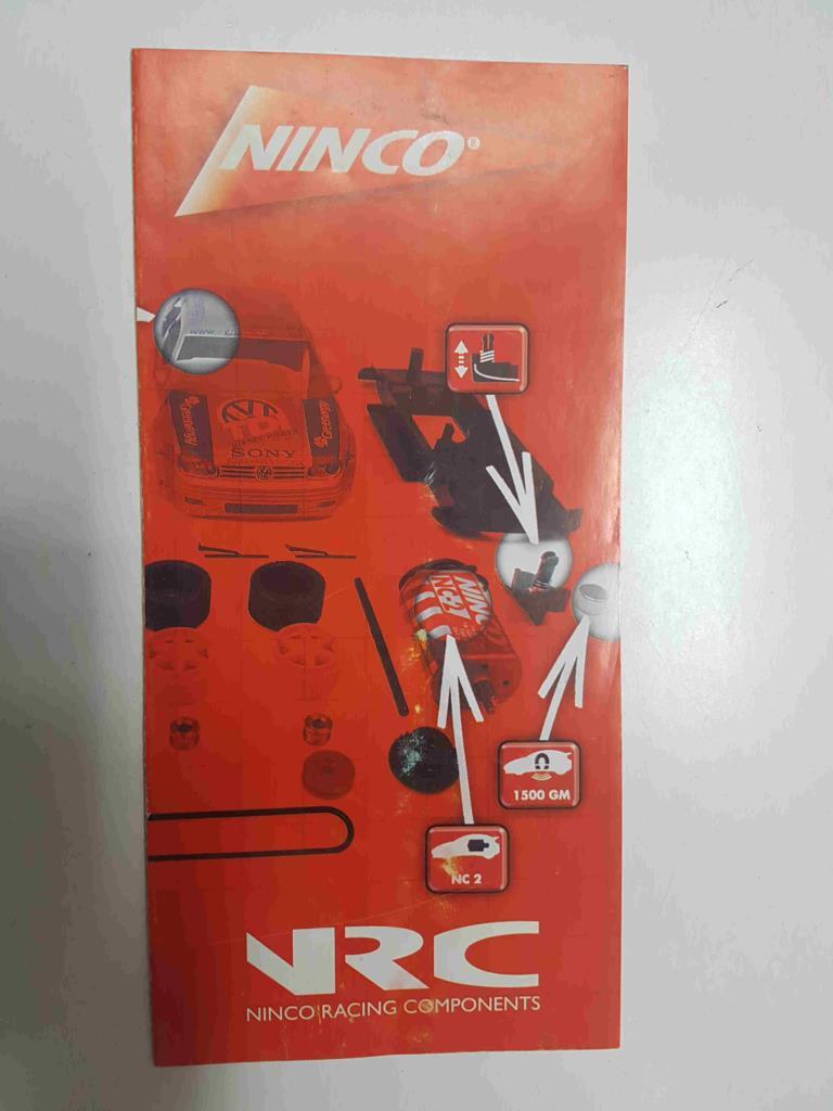 Folleto publicitario plegado en acordeon: Ninco, NRC (Ninco Racing Components)