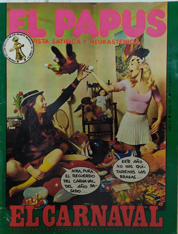Revista: EL PAPUS, Año VI, Numero 195: El carnaval (11 febrero 1978.)
