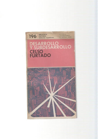 Desarrollo y subdesarrollo