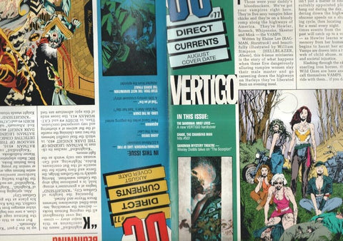 Direct Currents DC comics numero 77 (AUGUST cover date)