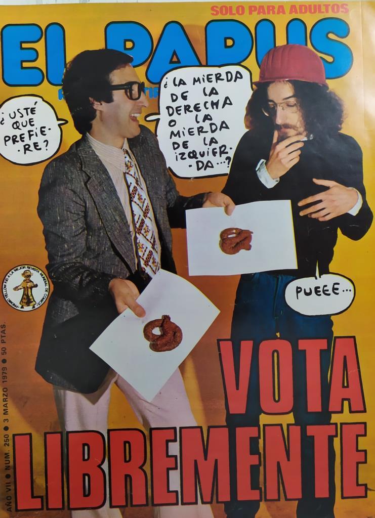 Revista: EL PAPUS, Año VII, Numero 250: Vota libremente (3 marzo 1979)