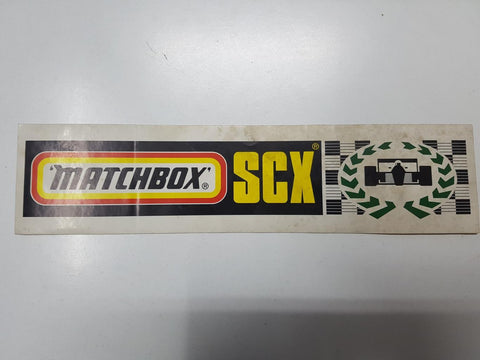 Pegatina: Matchbox SCX. Mactac Starliner permanent