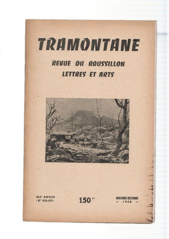 Tramontane numero 418-419: Revue du Roussillon lettres et arts
