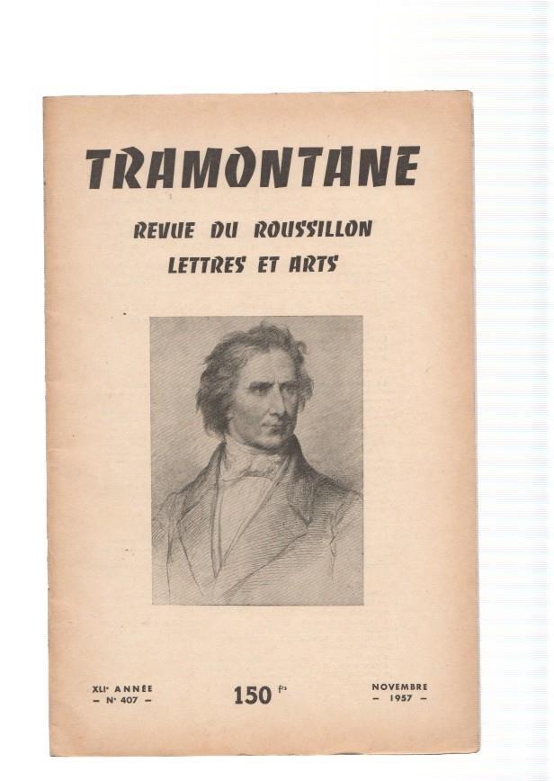 Tramontane numero 407: Revue du Roussillon. Lettres et arts
