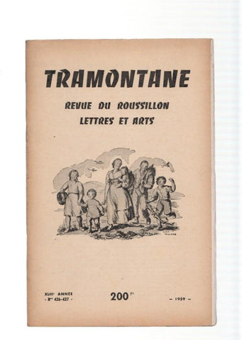 Tramontane numero 426-427: Revue du Roussillon. Lettres et arts., 1959