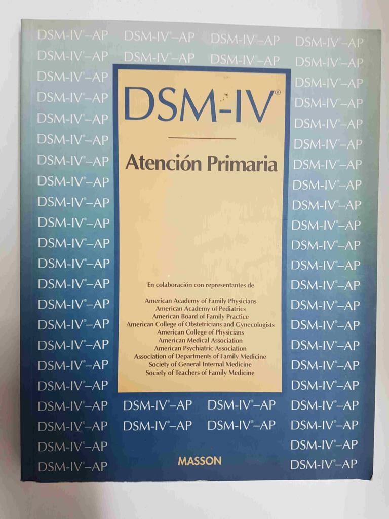 Atencion Primaria. Coleccion Biblioteca del DSM-IV