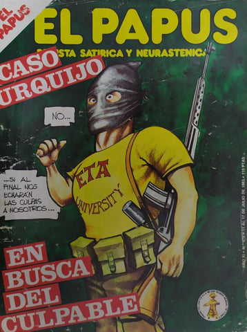 Revista: EL PAPUS, Año VII, Numero 478: Caso Urquijo (11 julio 1983)