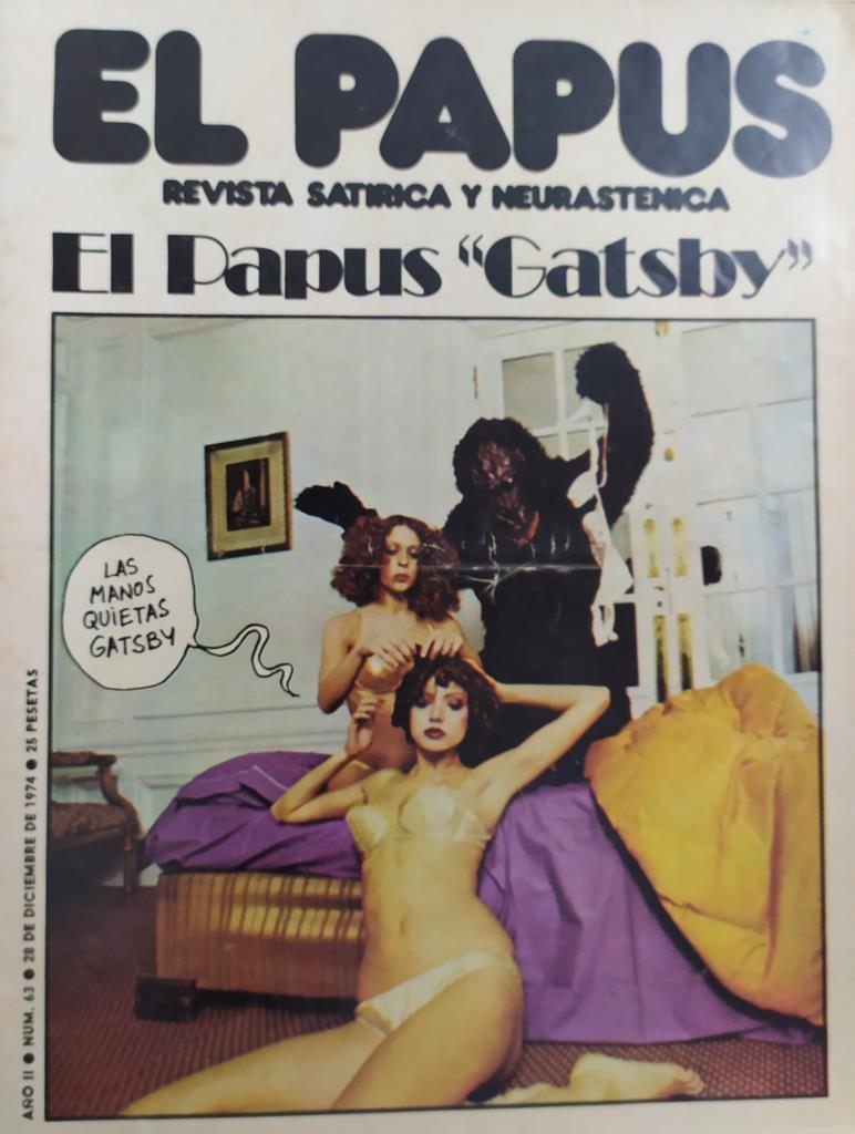 Revista: EL PAPUS, Año II, Numero 63: El papus Gatsby (28 diciembre 1974.)