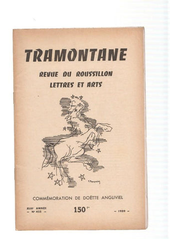 Revista Tramontane numero 425: Revue du Roussillon lettres et arts