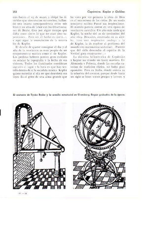 LAMINA 28129: El sextante de Tycho Brahe y la armilla ecuatorial en Uraniborg
