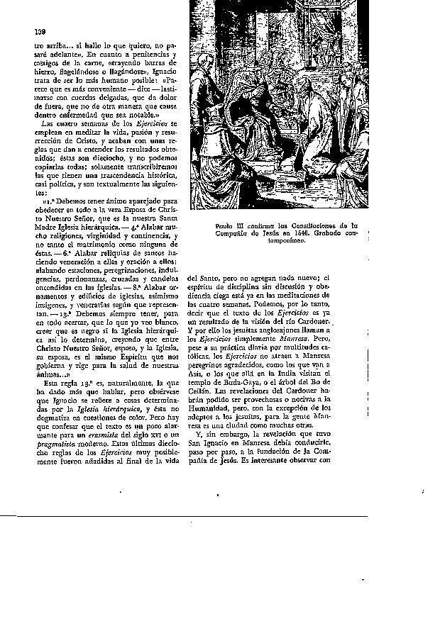 LAMINA 28122: Paulo III confirma las Constituciones de la Compañía de Jesus en 1540