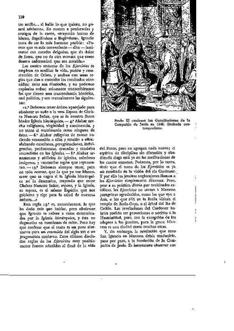 LAMINA 28122: Paulo III confirma las Constituciones de la Compañía de Jesus en 1540