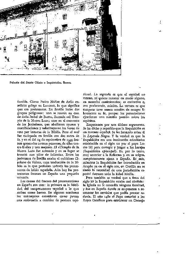 LAMINA 28119: Palacio de la Inquisicion en Roma