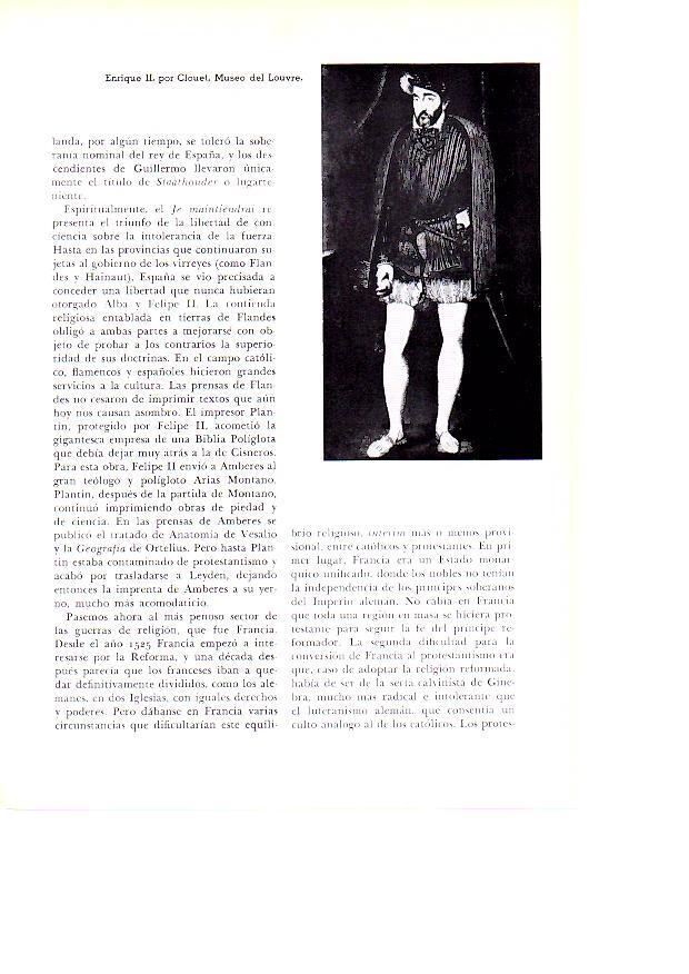 LAMINA 28116: Enrique II, por Clouet