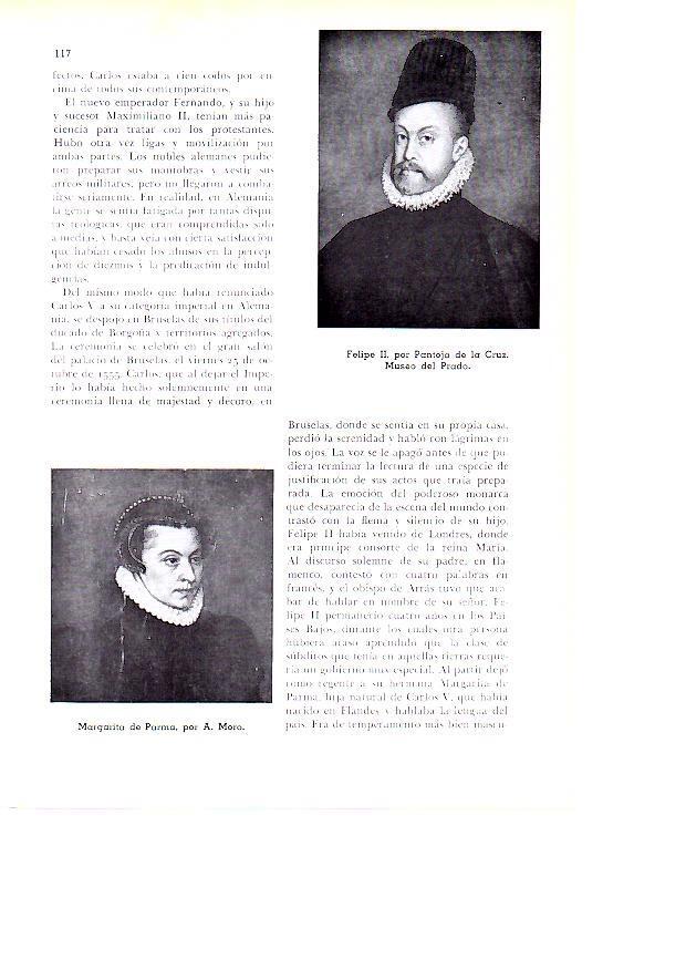 LAMINA 28108: Felipe II y Margarita de Parma