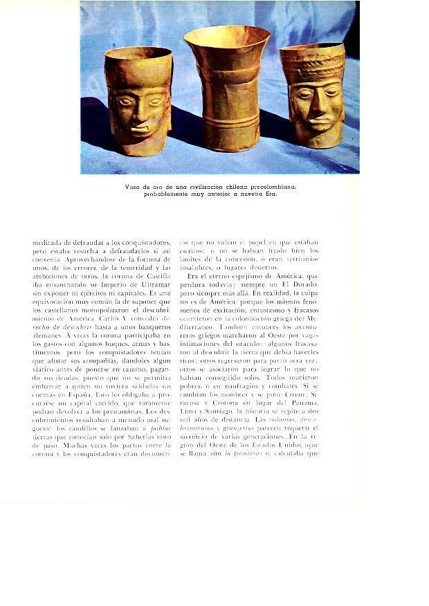 LAMINA 28135: Vaso de oro precolombino, Chile