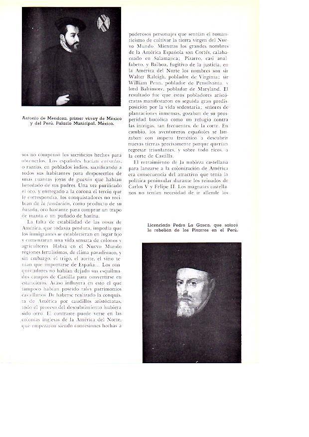 LAMINA 28136: Antonio de Mendoza y Pedro La Gasca