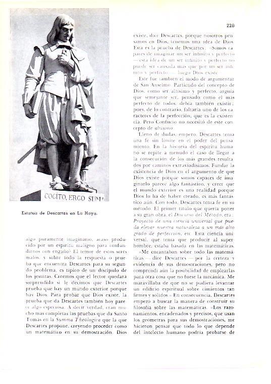 LAMINA 28162: Estatua de Descartes en La Haya