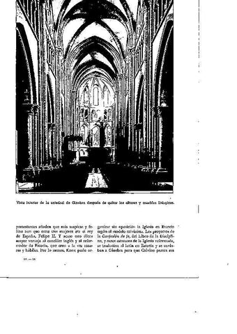 LAMINA 28106: Interior de la catedral de Ginebra