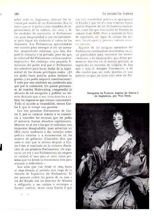 LAMINA 28149: Enriqueta de Francia, por Van Dyck