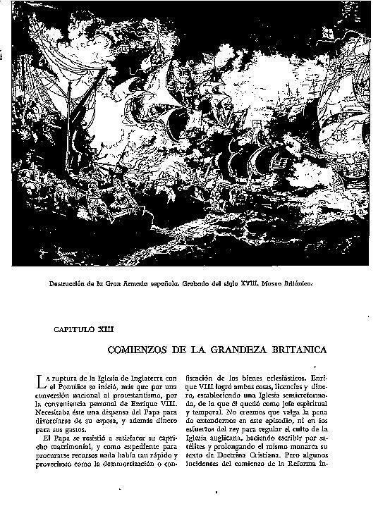 LAMINA 28140: Destruccion de la Gran Armada española