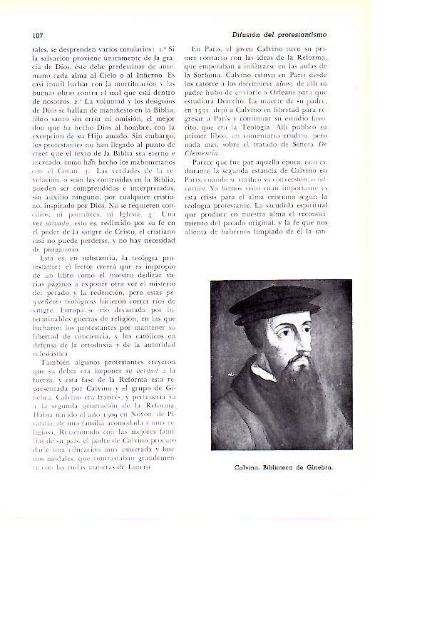 LAMINA 28103: Retrato de Calvino