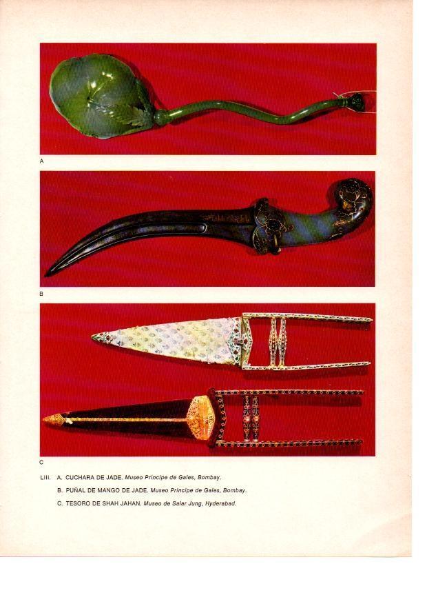 LAMINA 28067: Piezas de jade y Tesoro de Shah Jahan