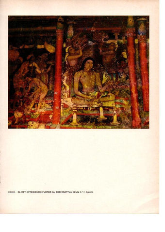 LAMINA 28053: Gruta numero 1 de Ajanta