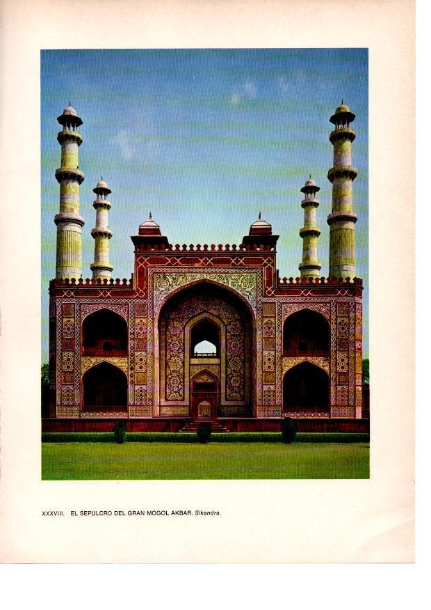 LAMINA 28052: El sepulcro del Gran Mogol Akbar, Sikandra